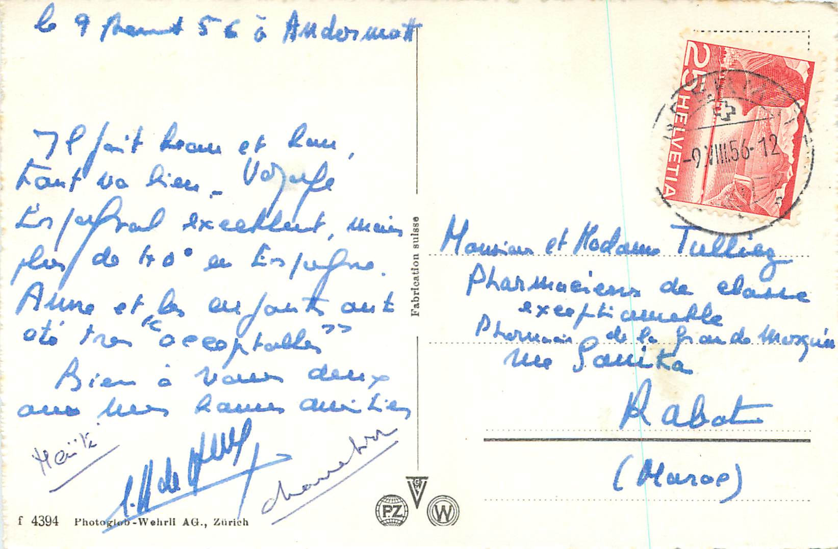 CPM San Gottardo Val Tremola — Rückseite