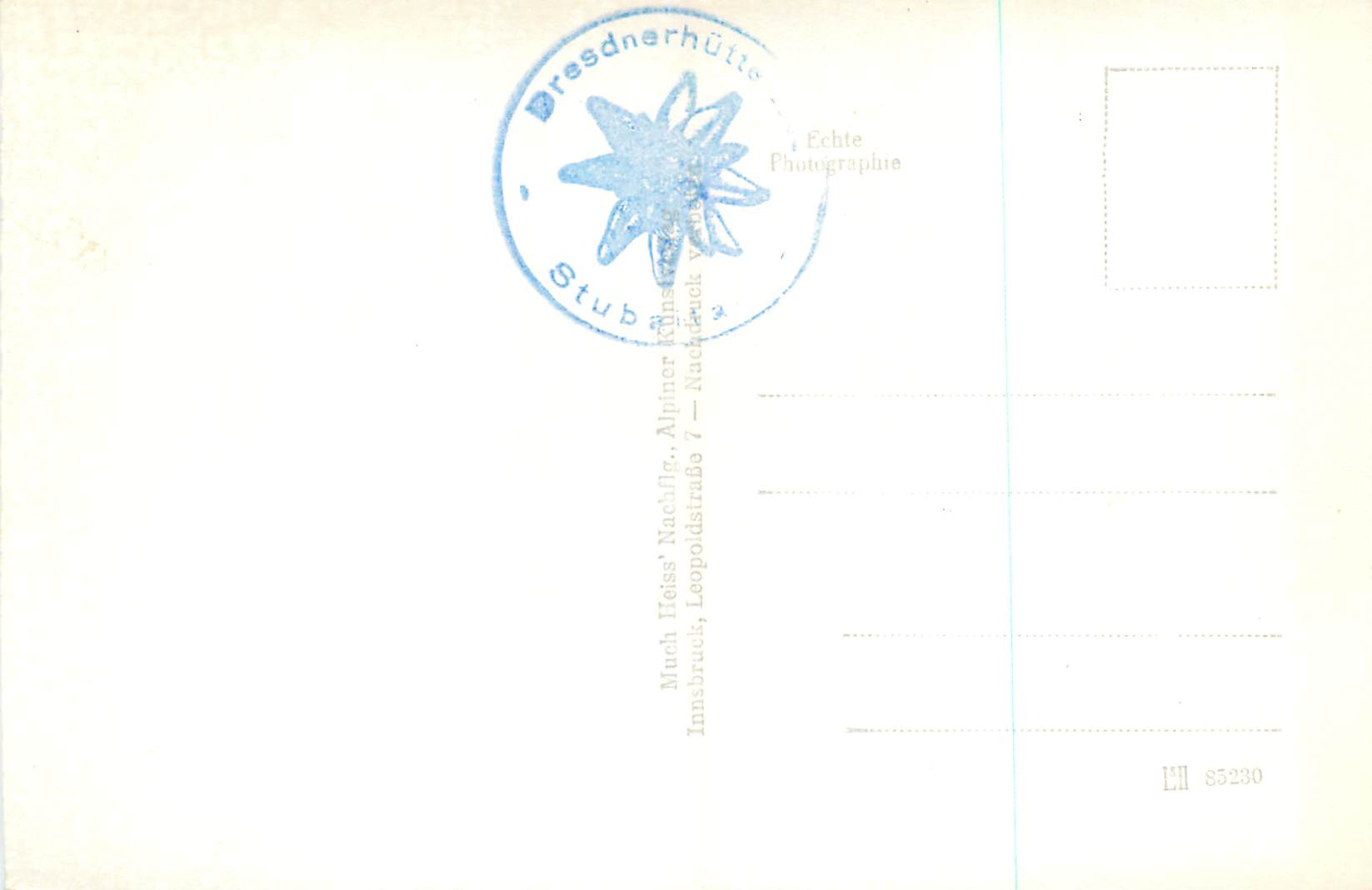 CPM Tyrol Dresdenhutte — Rückseite