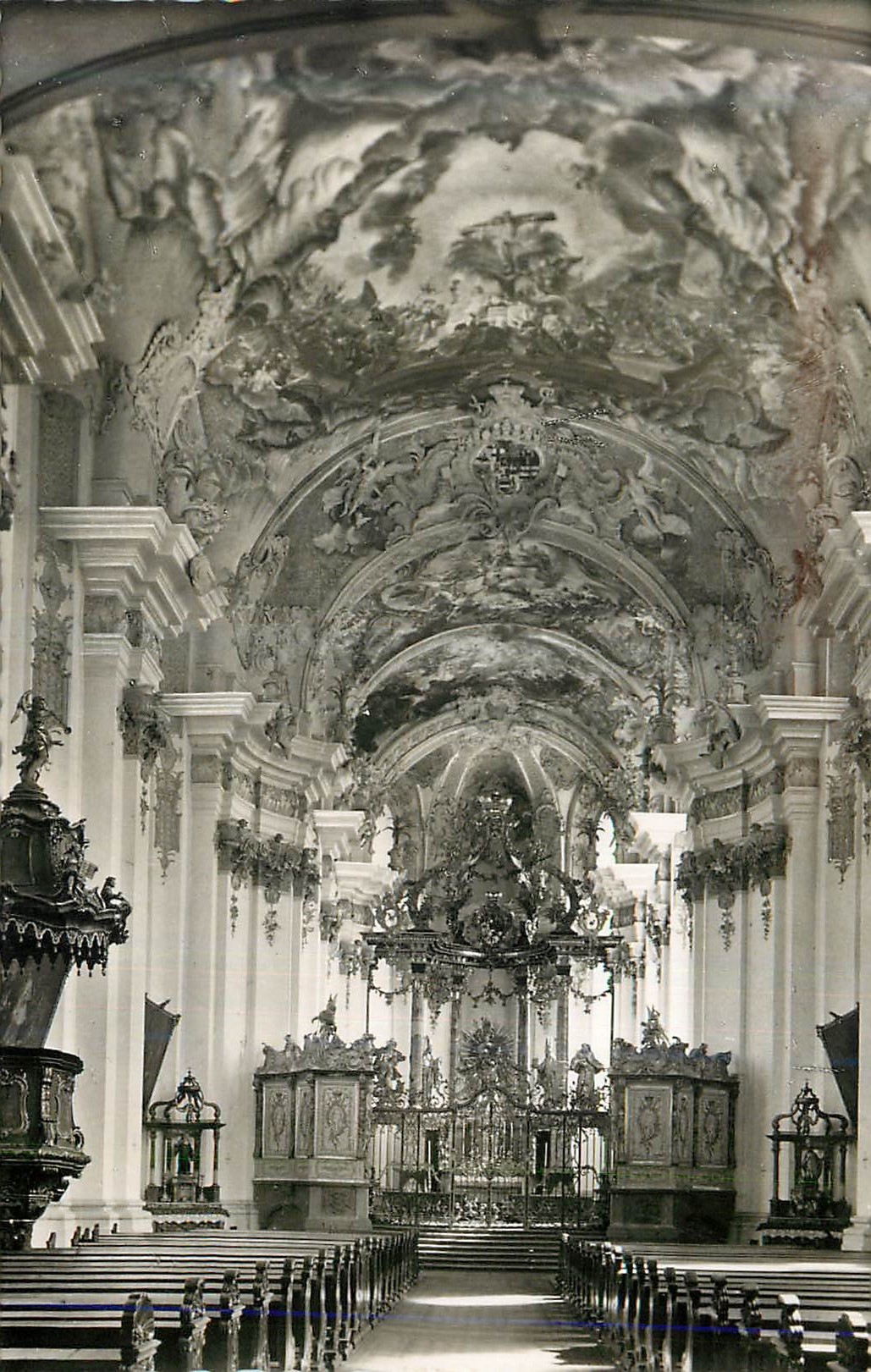 Trier, Paulinus-Kirche — Décorations de plafond — Cramer's Kunstanstalt KG, Dortmund