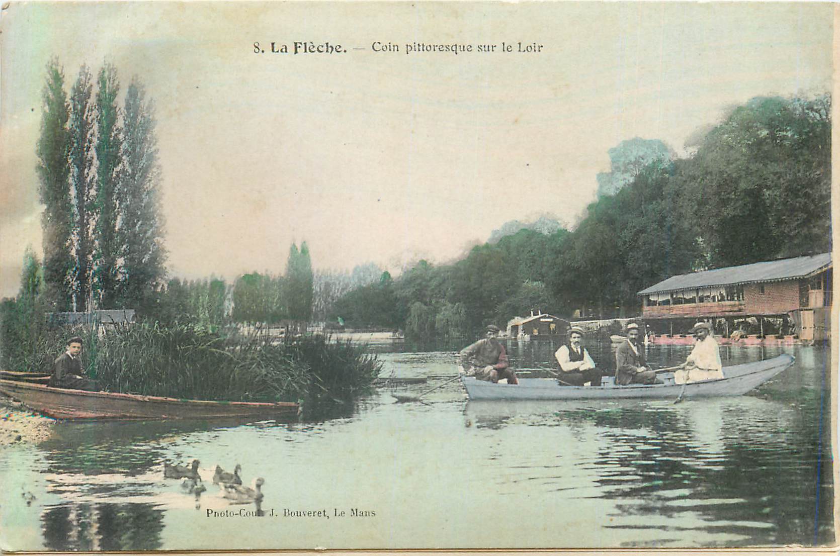 CPA La Fleche Coin Pittoresque sur le Loir