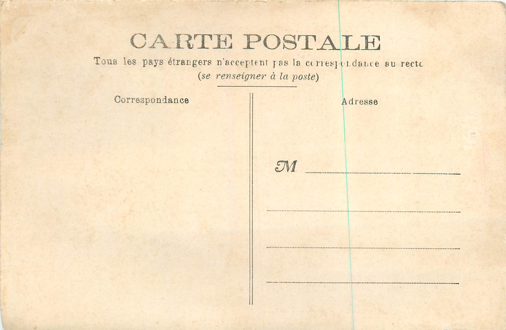 CPA La Fleche Coin Pittoresque sur le Loir — Rückseite