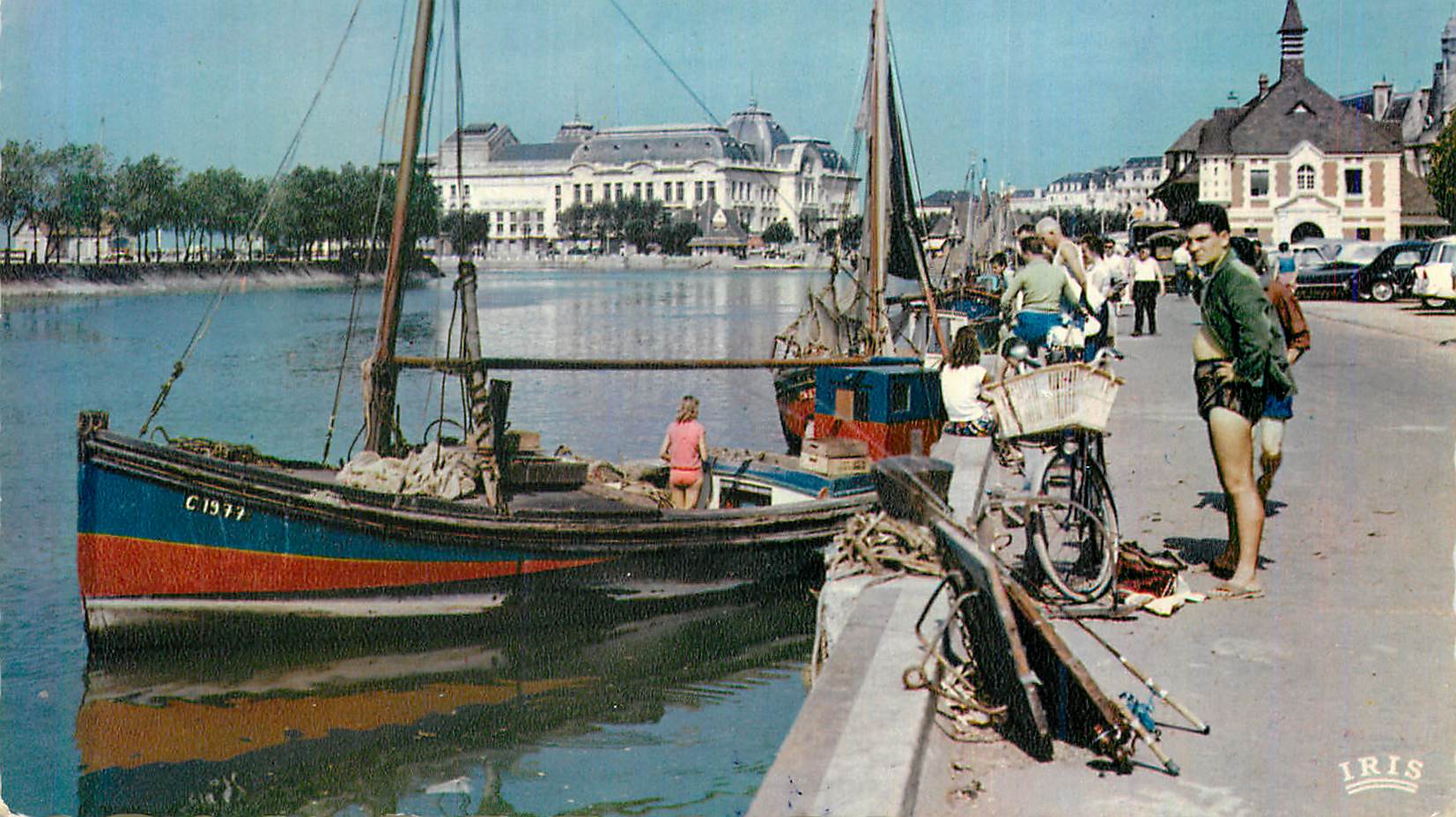 Der Yacht-See in Deauville — Compagnie des Arts Photomécaniques — Verleger IRIS
