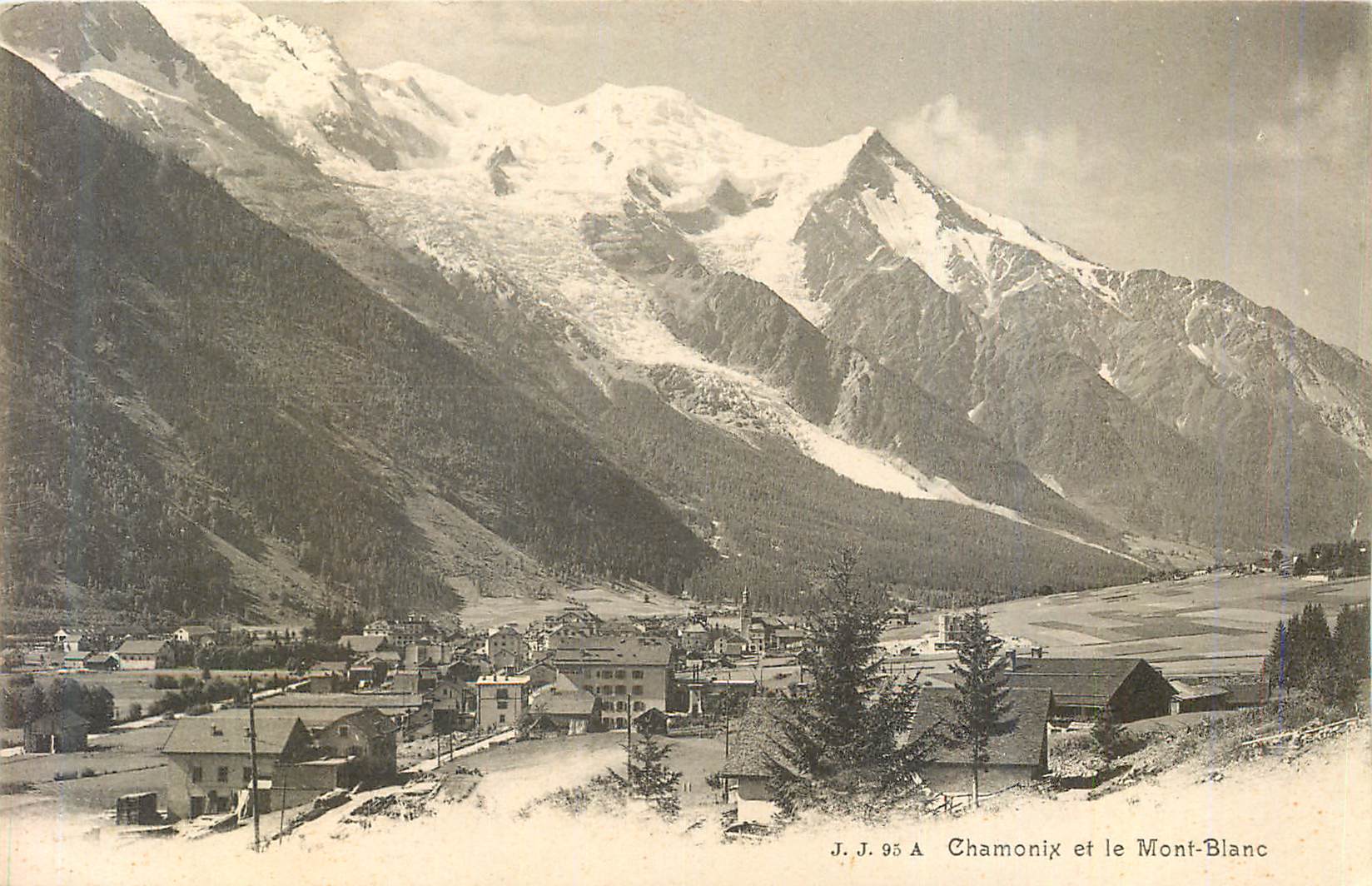 CPA Chamonix et le Mont Blanc