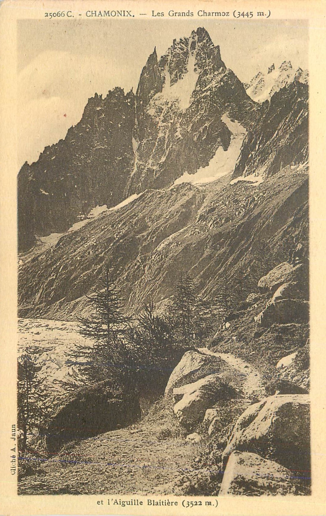 CPA Chamonix Les Grands Charmoz (3445 m)