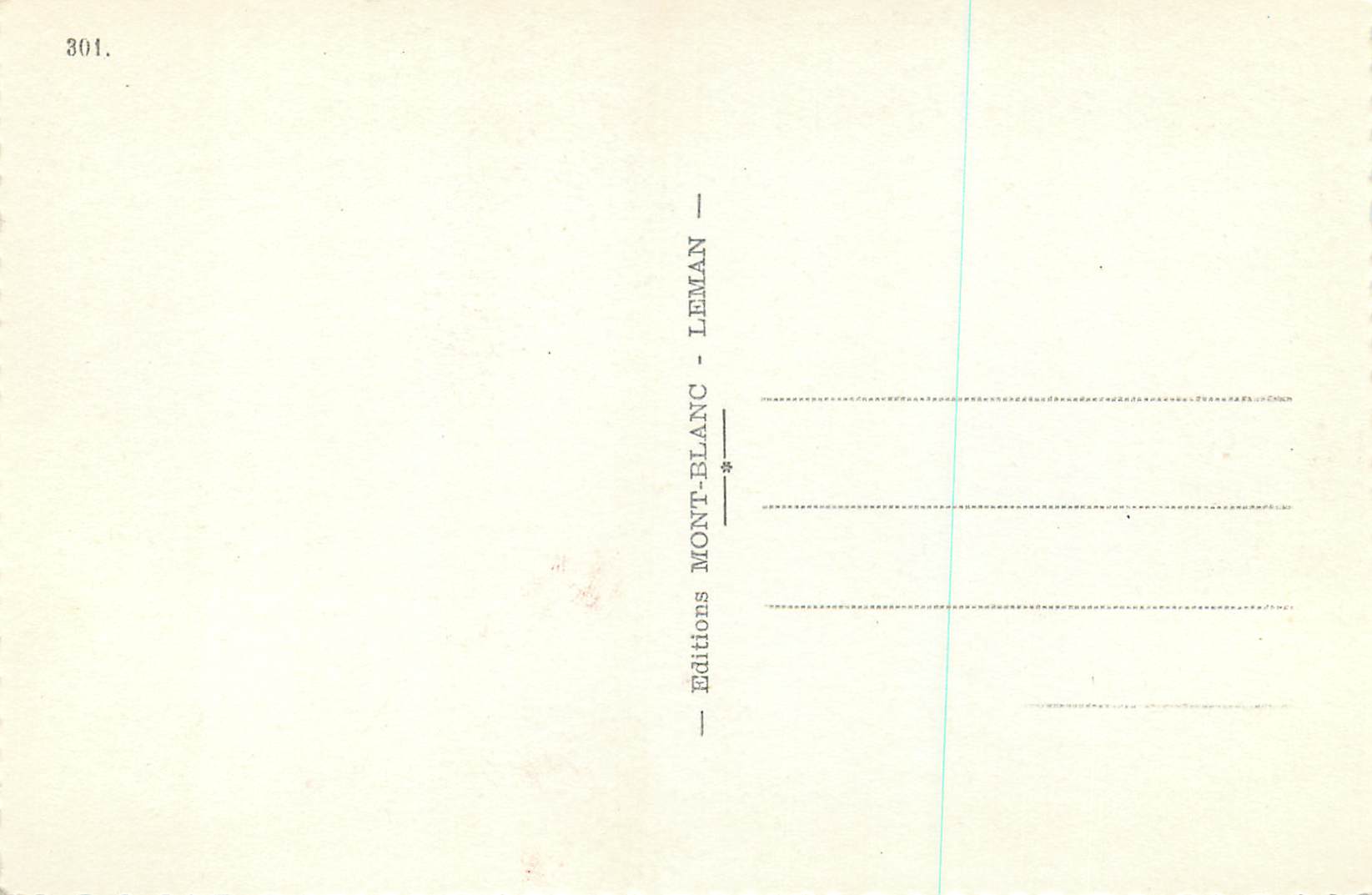 CPM Evian les Bains — Verso