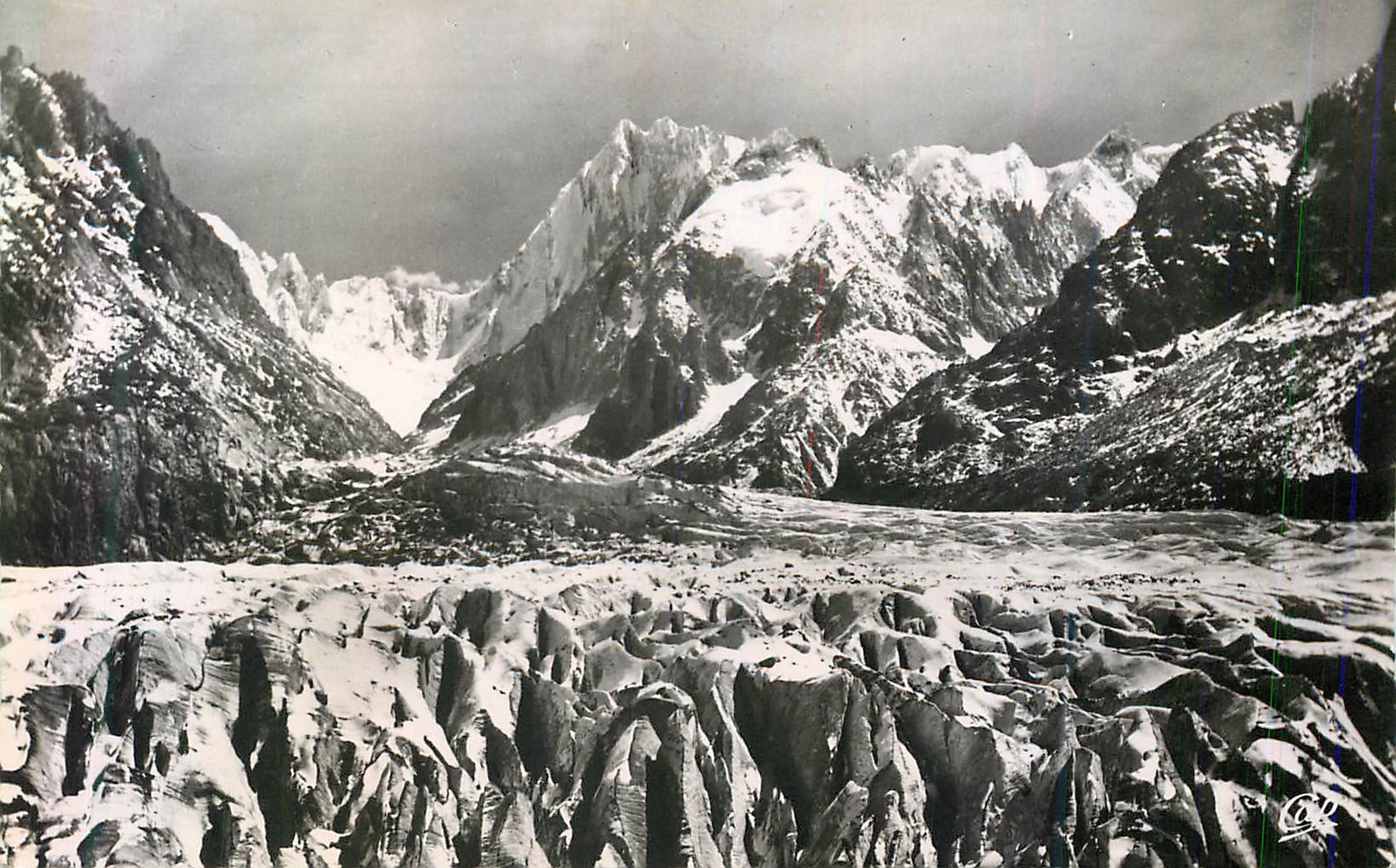 CPM Chamonix Mont Blanc Les Seracs Les Jorasses et l'Aiguille du Tacul