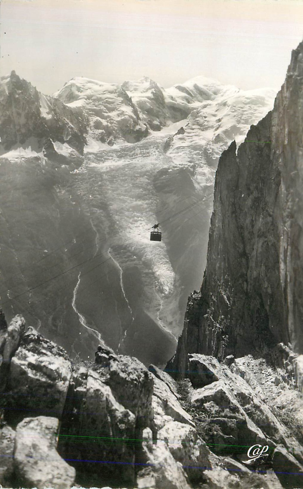 CPM Chamonix Mont Blanc La Tete du Brevent et le Mt blanc