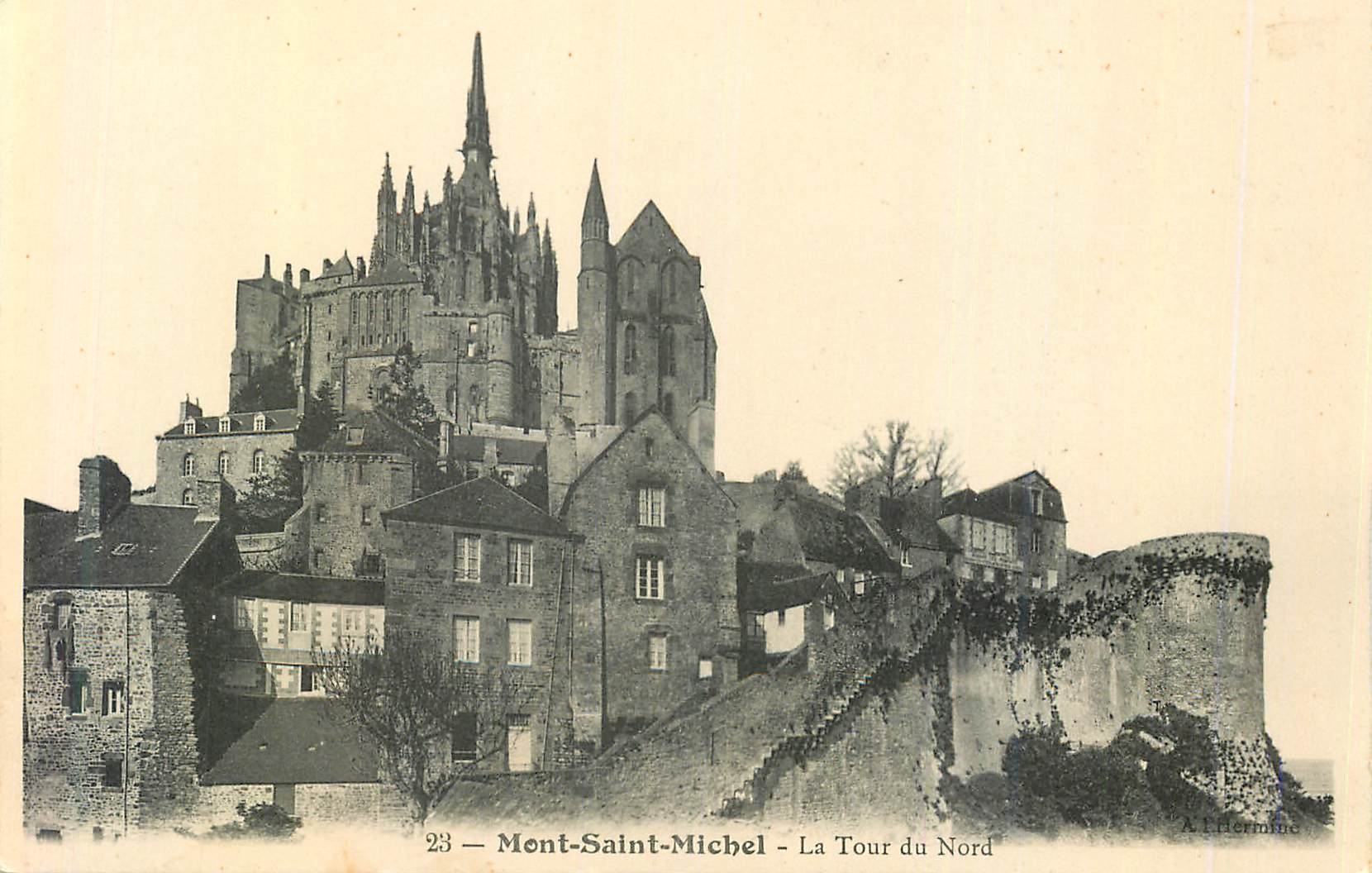 CPA Mont Saint Michel La Tour du Nord