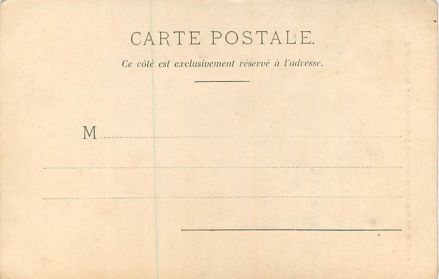 CPA Pierrefonds Chateau et Hotel des Bains vus de la Gare — Rückseite