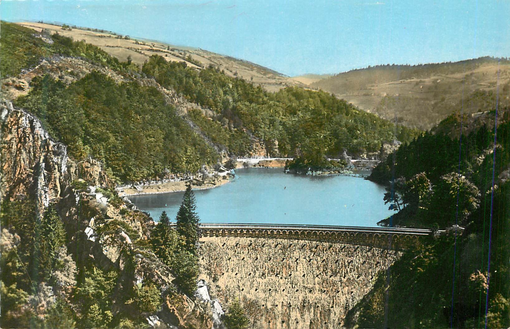 CPM Rochetaille (Loire) Le Barrage du Gouffre d'Enfer