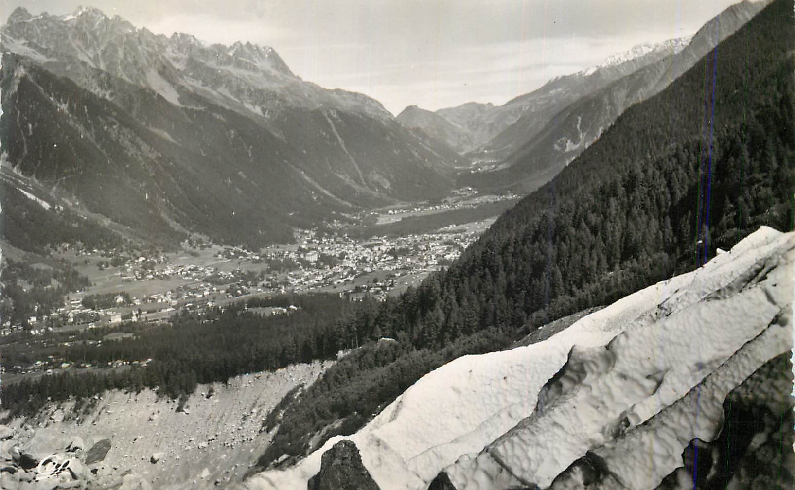CPM Vallee de Chamonix Glacier des Bossons (1425 m) Grotte du Mont Blanc