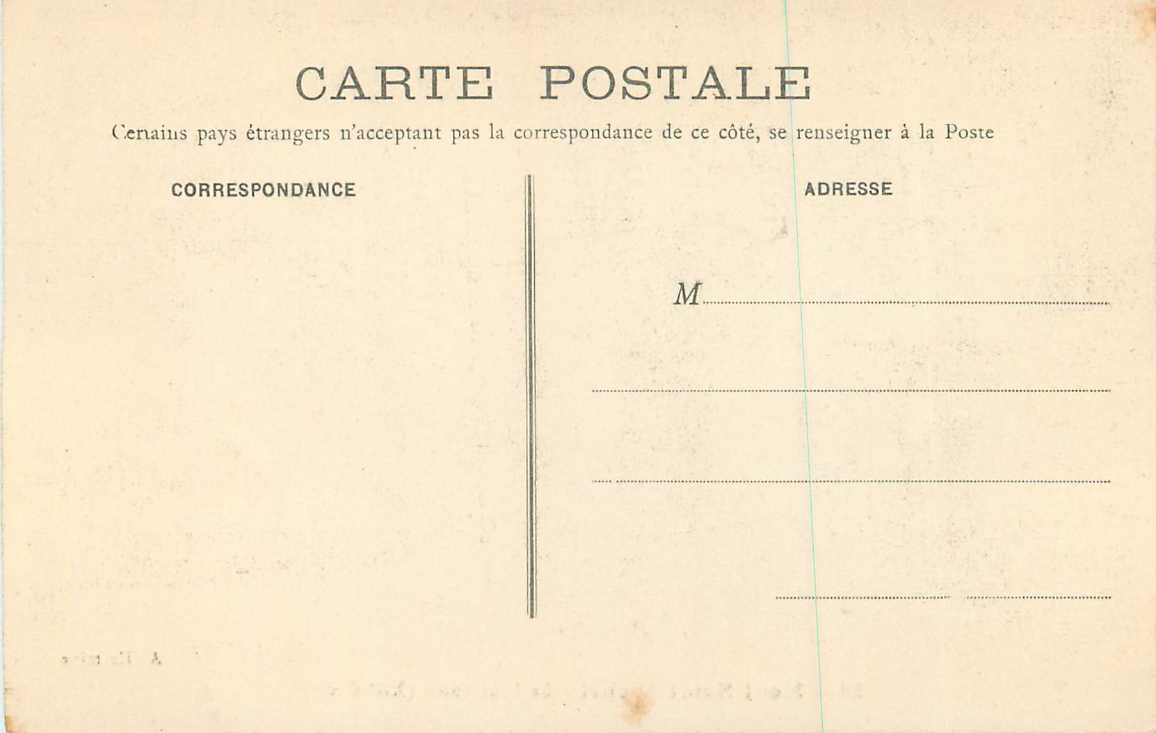 Mont-Saint-Michel — Der Promenoir (12. Jahrhundert) — A l’Hermine, Nr. 58 — Rückseite