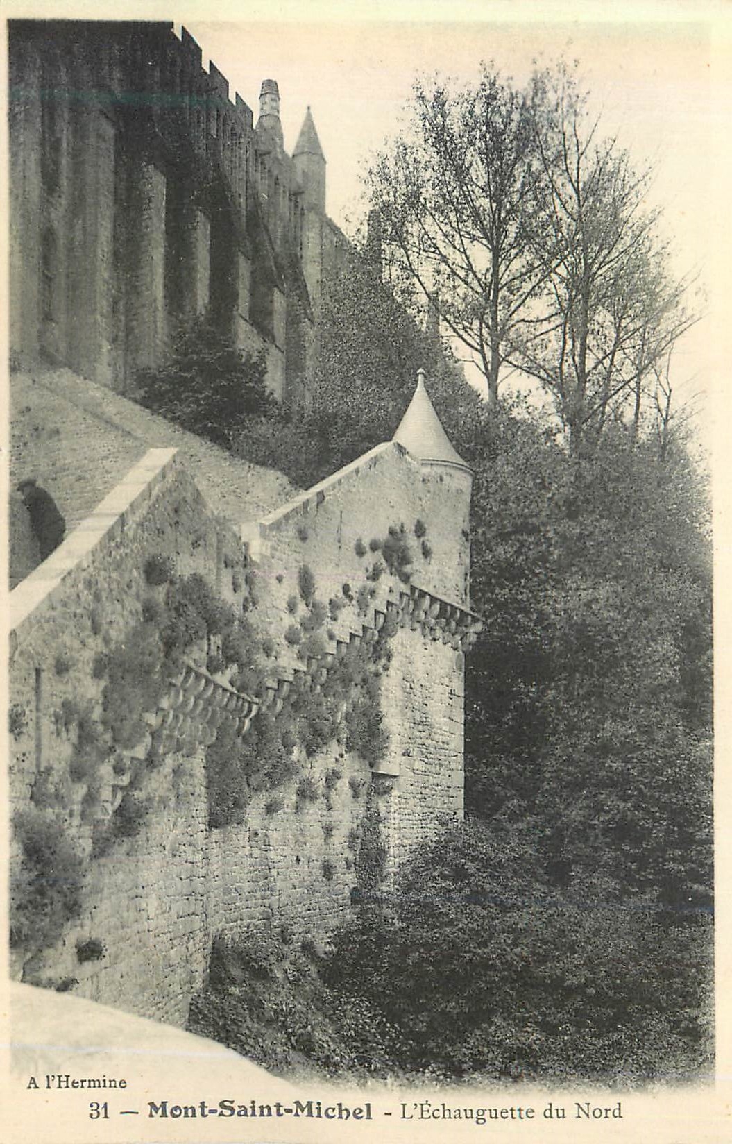 Mont-Saint-Michel — L'Échauguette du Nord — A l'Hermine, n°31