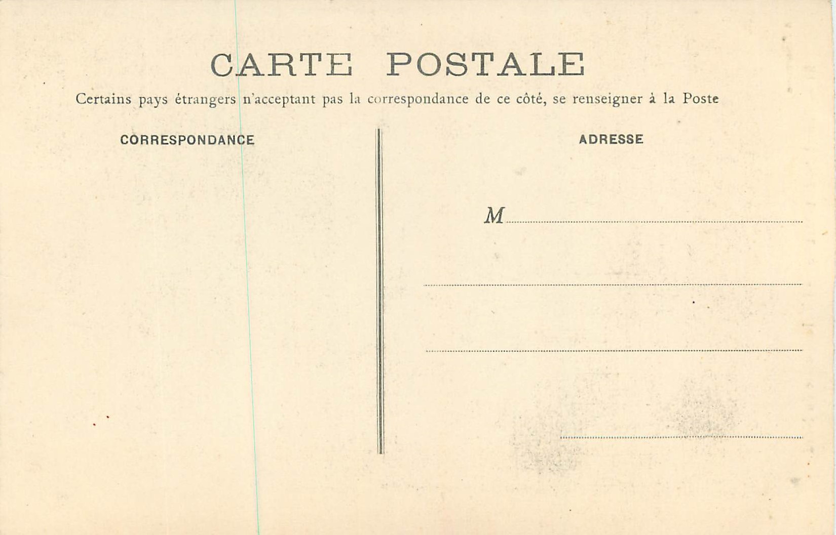 Mont-Saint-Michel — L'Échauguette du Nord — A l'Hermine, n°31 — Verso