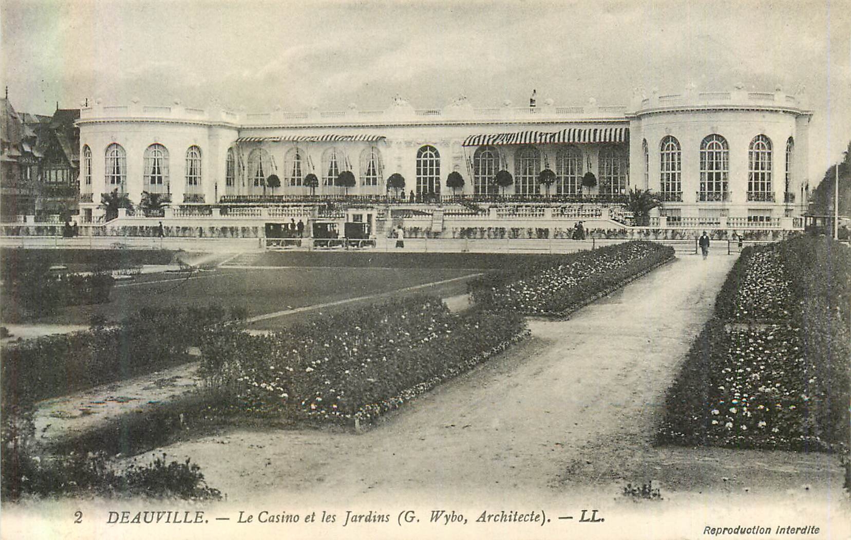 Deauville — Das Casino und die Gärten (G. Wybo, Architekt) — LL
