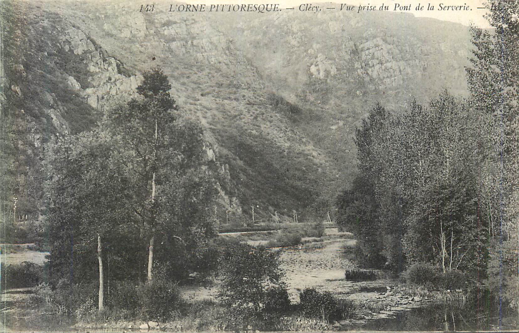 CPA Clery L'Orne Pittoresque Vu Prise du Pont de la Serverie