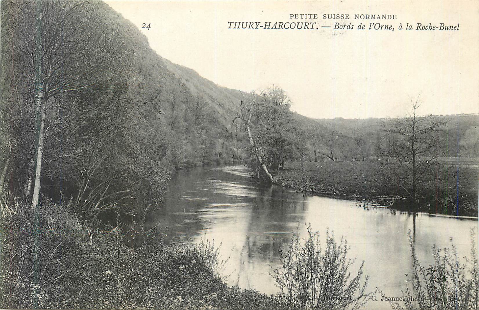 CPA Thury Harcourt Petite Suisse Bords de L'Orne a la Roche Bunel