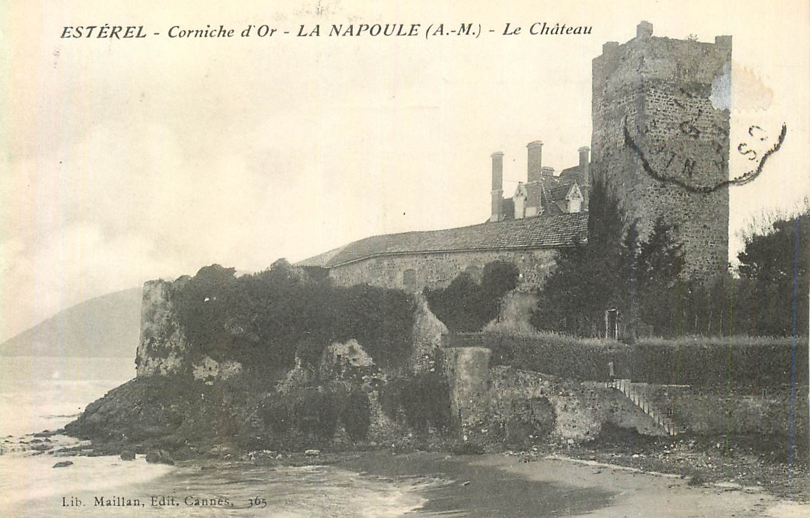 CPA Esterel Corniche d'Or La Napoule (A M) Le chateau