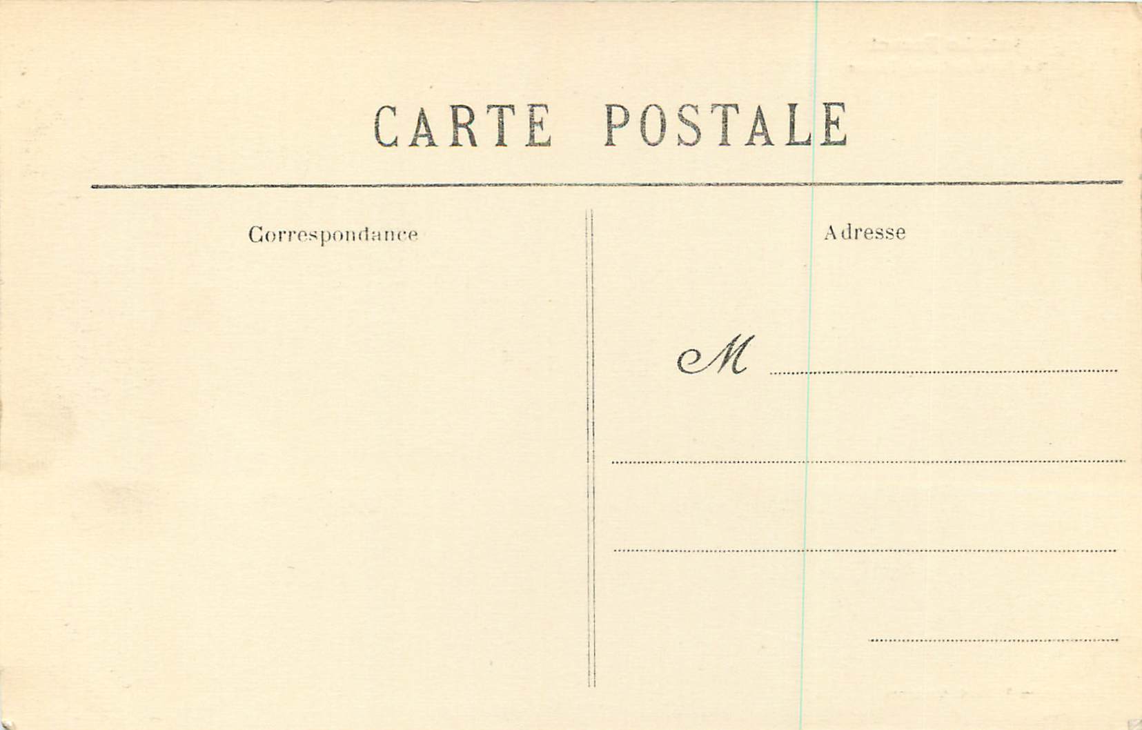 CPA Le Faouet Le Jube de Saint Fiacre — Rückseite