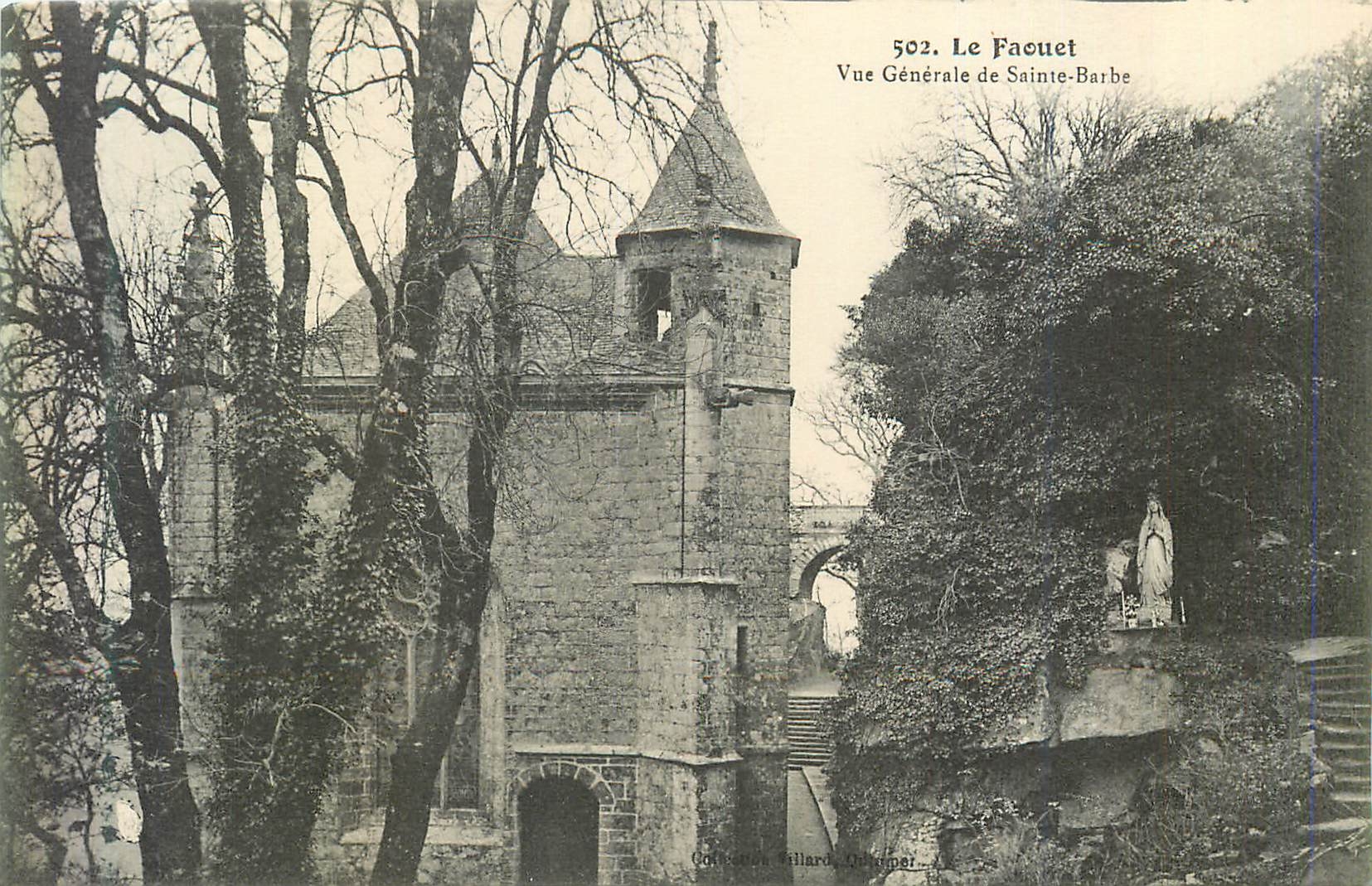 CPA Le Faouet Vue Generale de Sainte Barbe