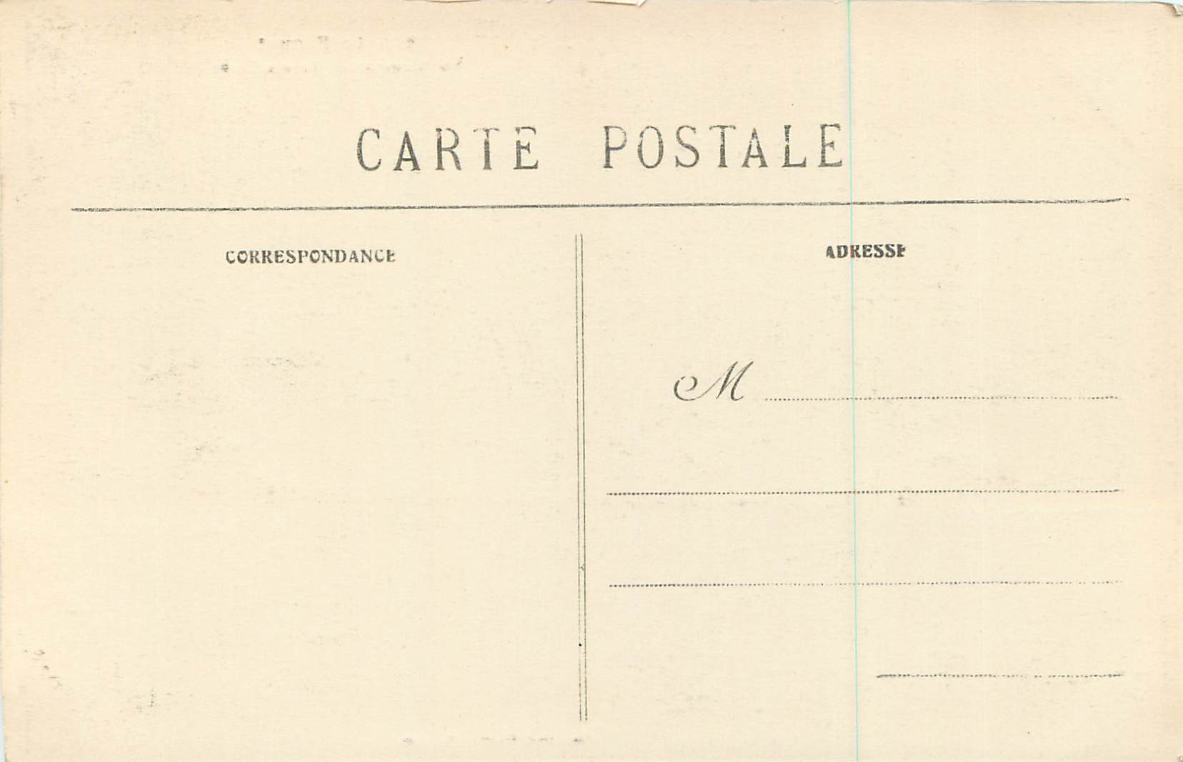 CPA Le Faouet Vue Generale de Sainte Barbe — Rückseite