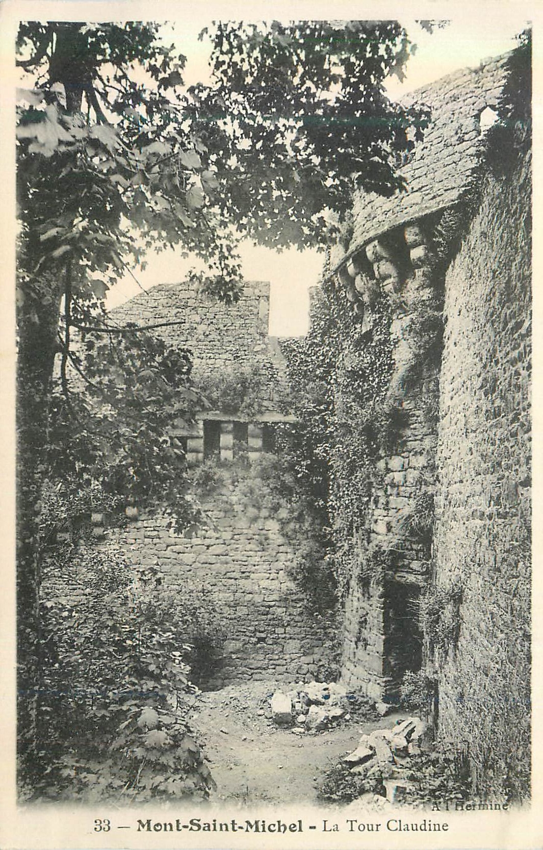 Mont-Saint-Michel — La Tour Claudine — A. L. Hermine, Nr. 33