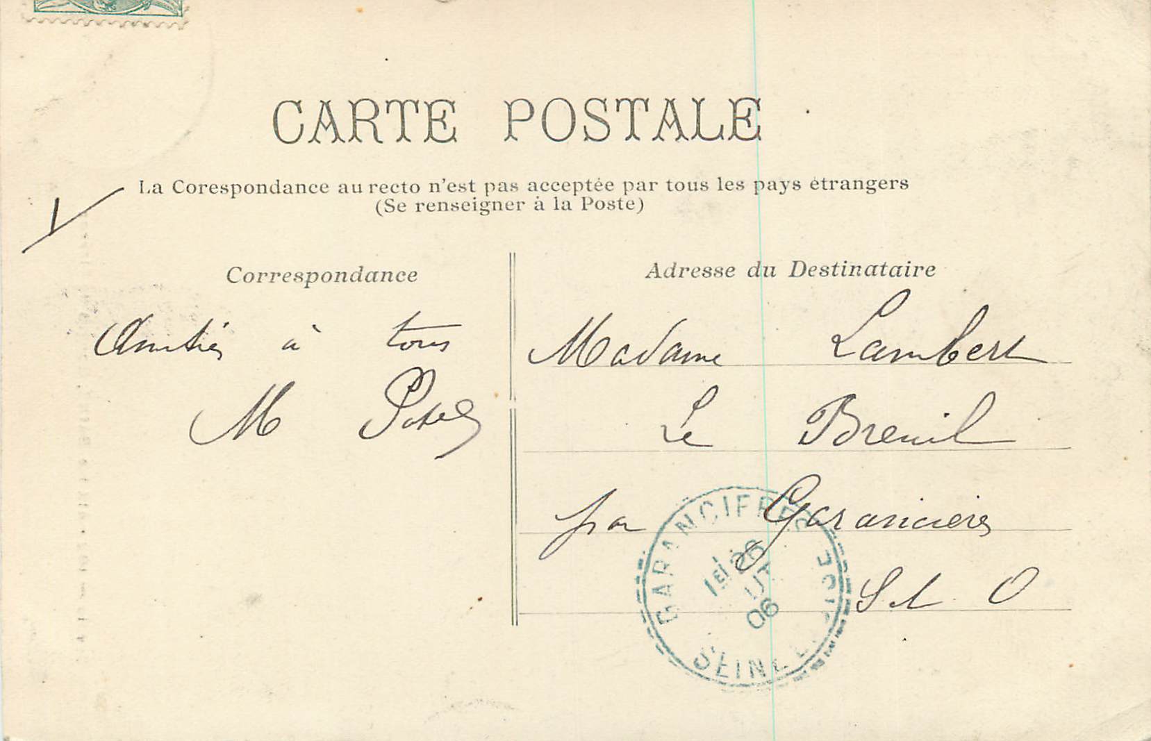 CPA Savoie Aix Les Bains Gorges de Sierroz Bateau — Verso