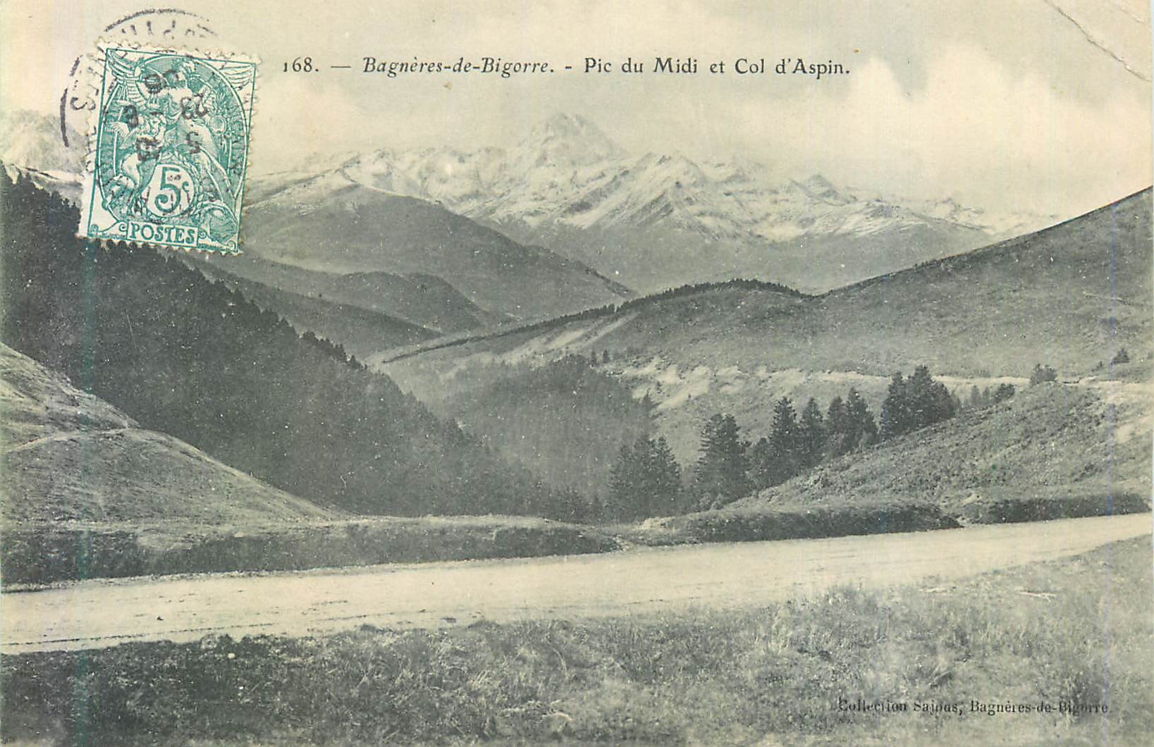 Bagnères-de-Bigorre — Pic du Midi und Col d'Aspin — Sammlung Sajous