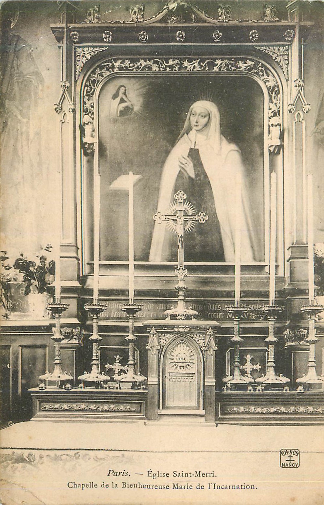 CPA Paris L'Eglise Saint Merri Chapelle de la Bienheureuse Marie de l'Incarnation