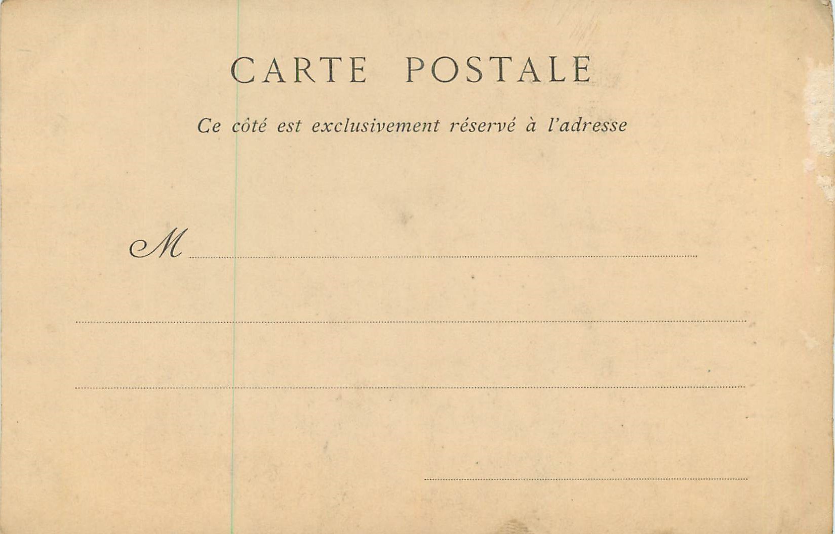 CPA Fecamp La Nef de l'Eglise de la Trinite — Rückseite