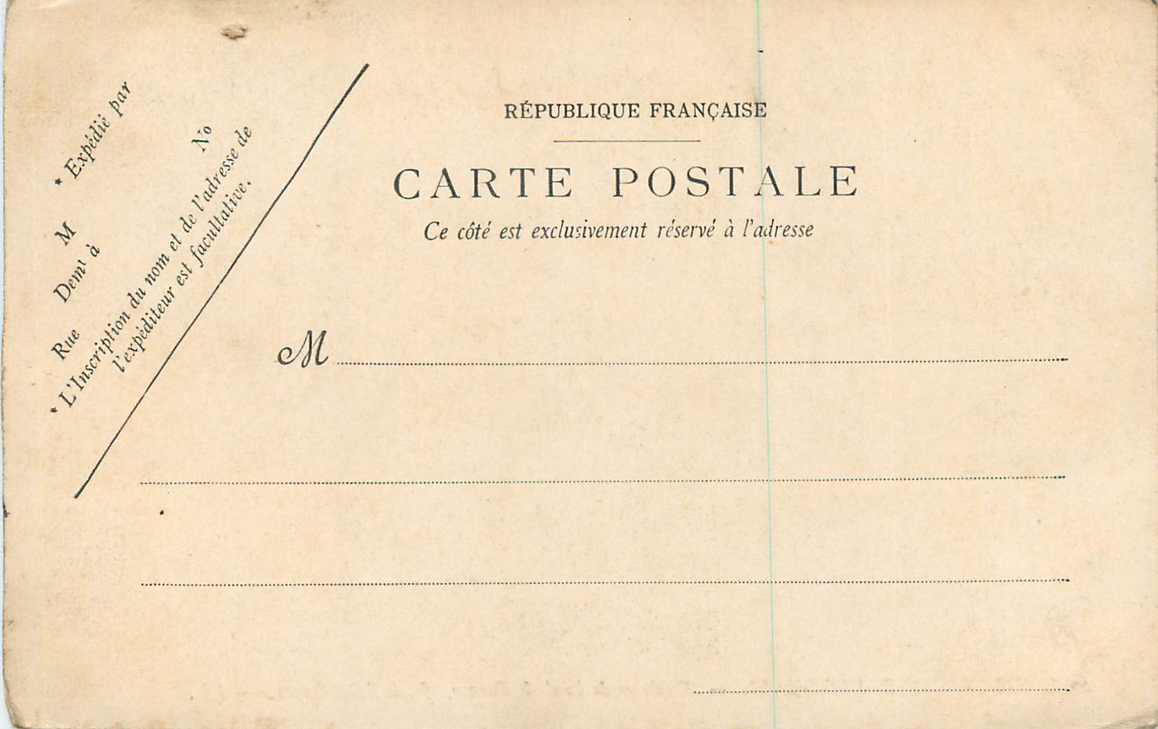 CPA L'Abbaye de Saint Denis Tombeau de Louis de France Fils de Saint Louis — Rückseite