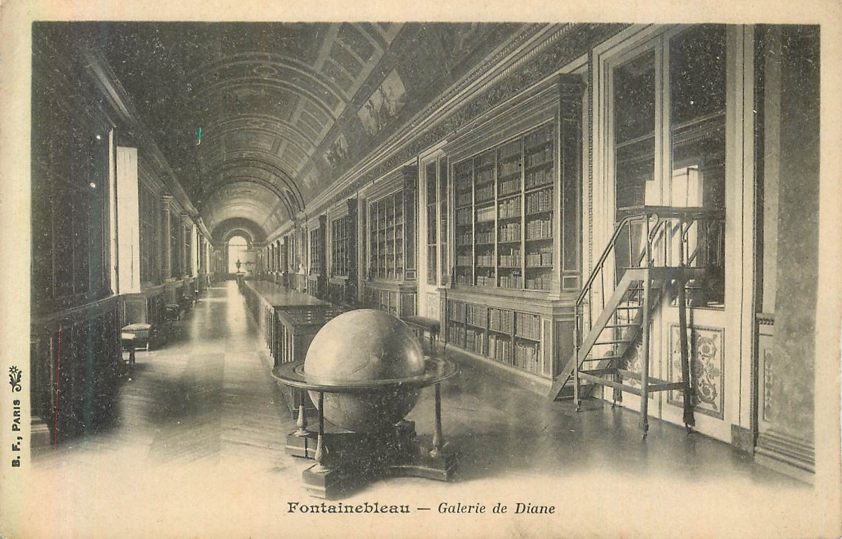 Fontainebleau — Galería de Diana — B.F., París
