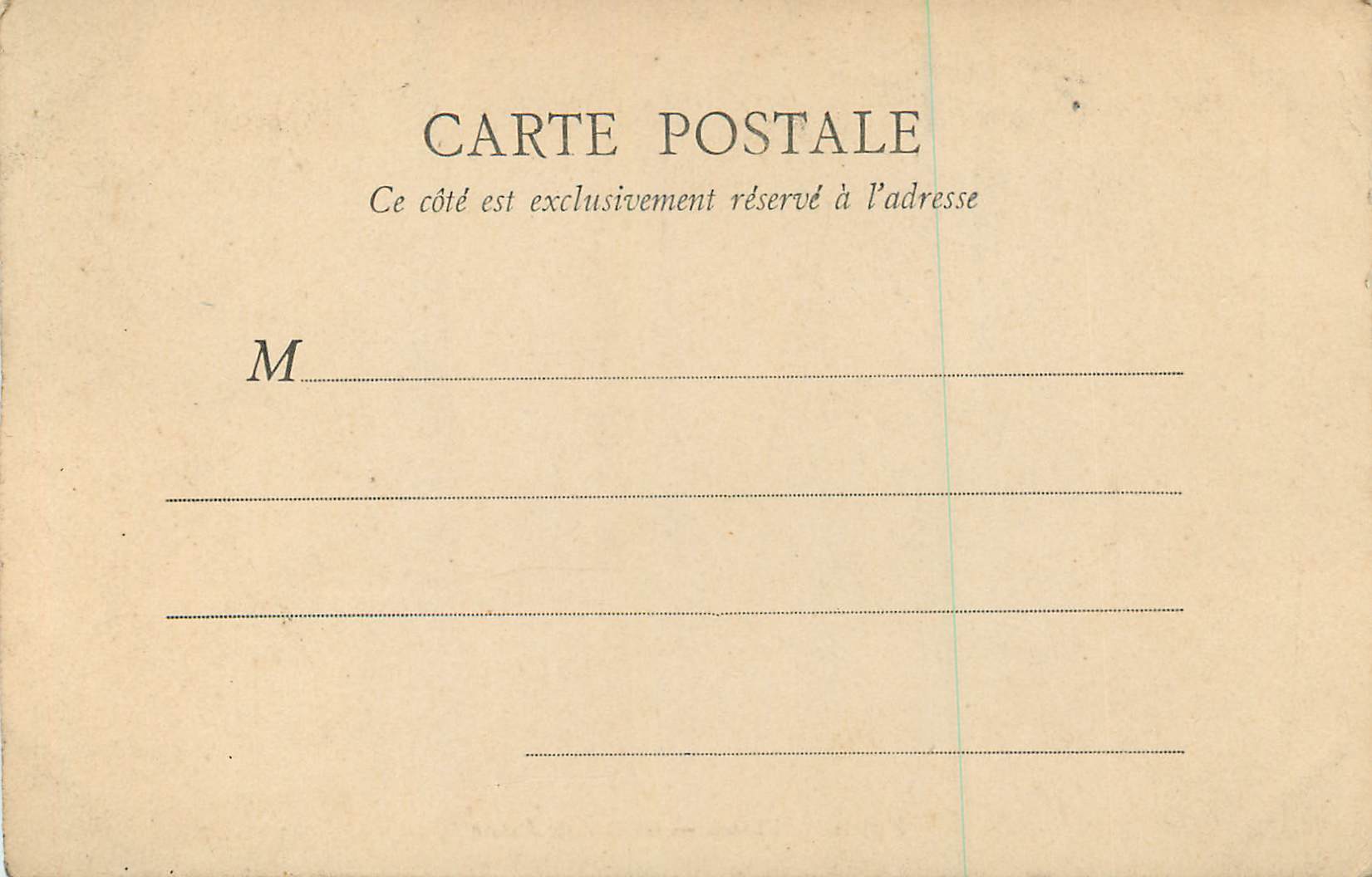 Fontainebleau — Galería de Diana — B.F., París — Reverso