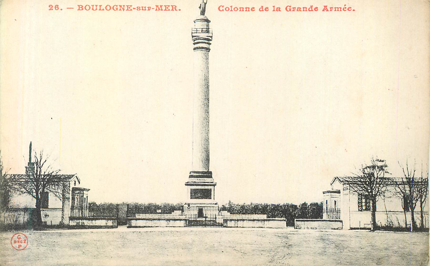 Boulogne-sur-Mer — Colonne de la Grande Armée — G. DESZ P.