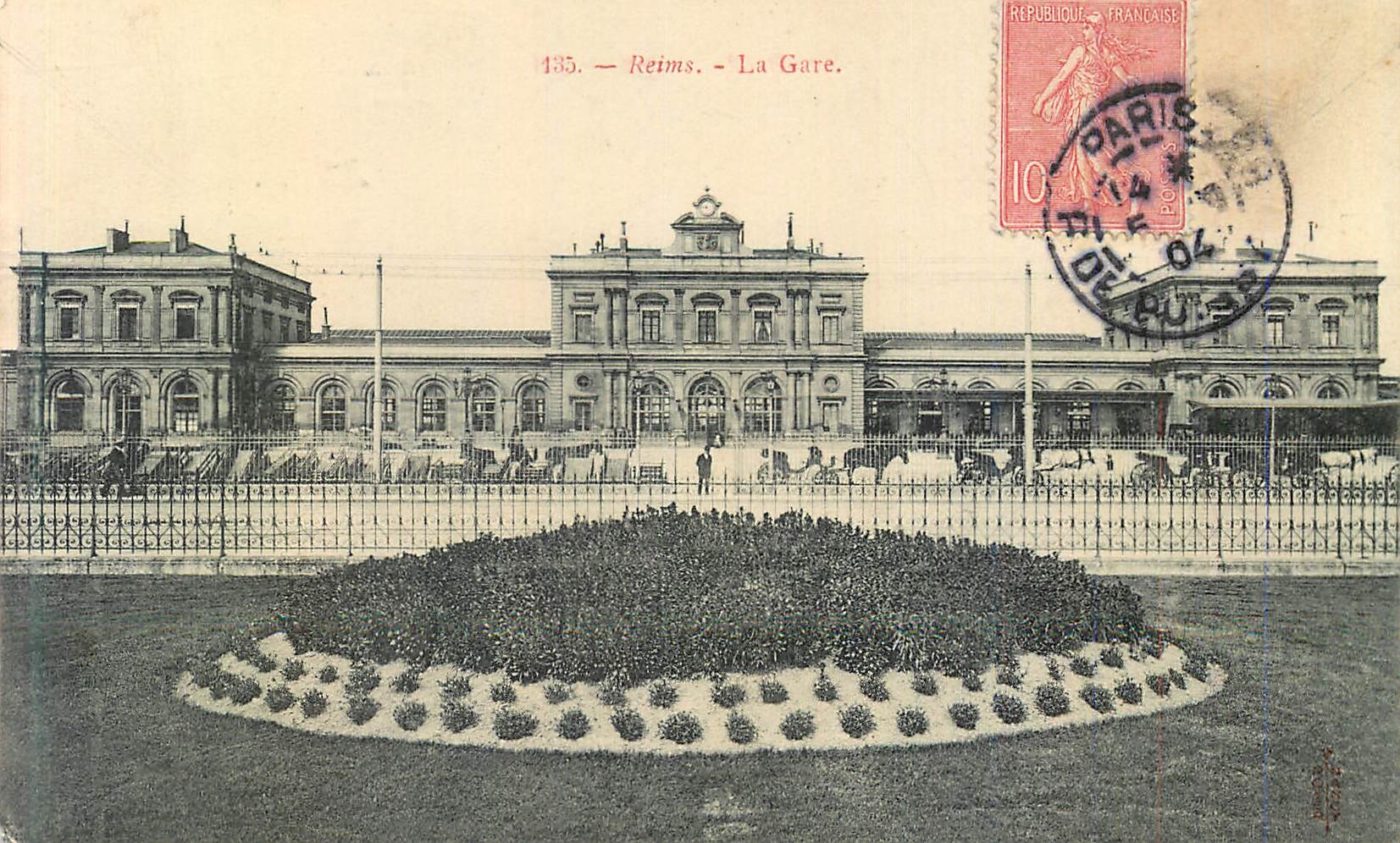 CPA Reims La Gare