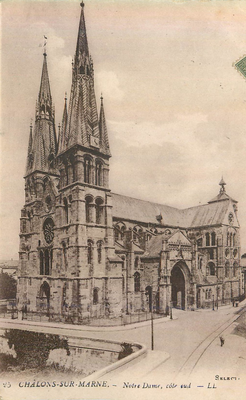 CPA Chalons sur Marne Notre Dame Cote Sud