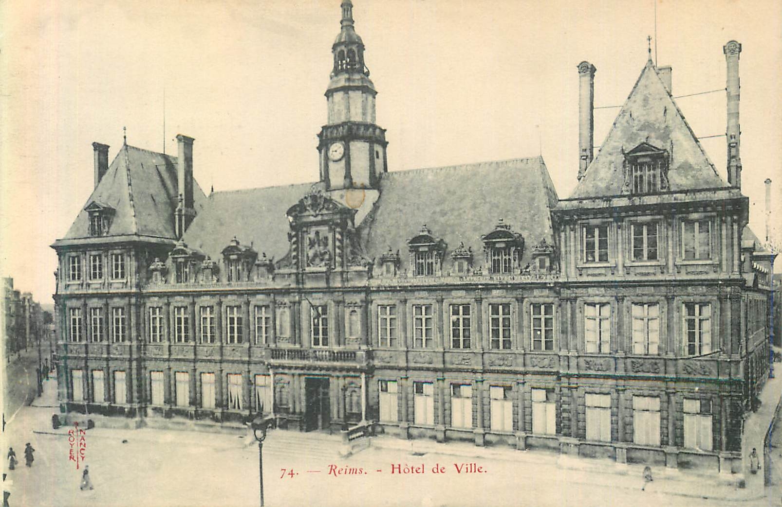 CPA Reims Hotel de Ville