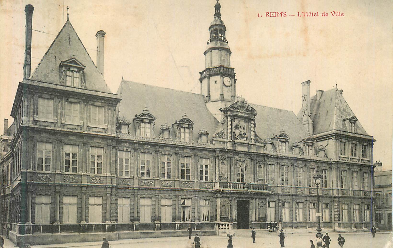 CPA Reims L'Hotel de Ville
