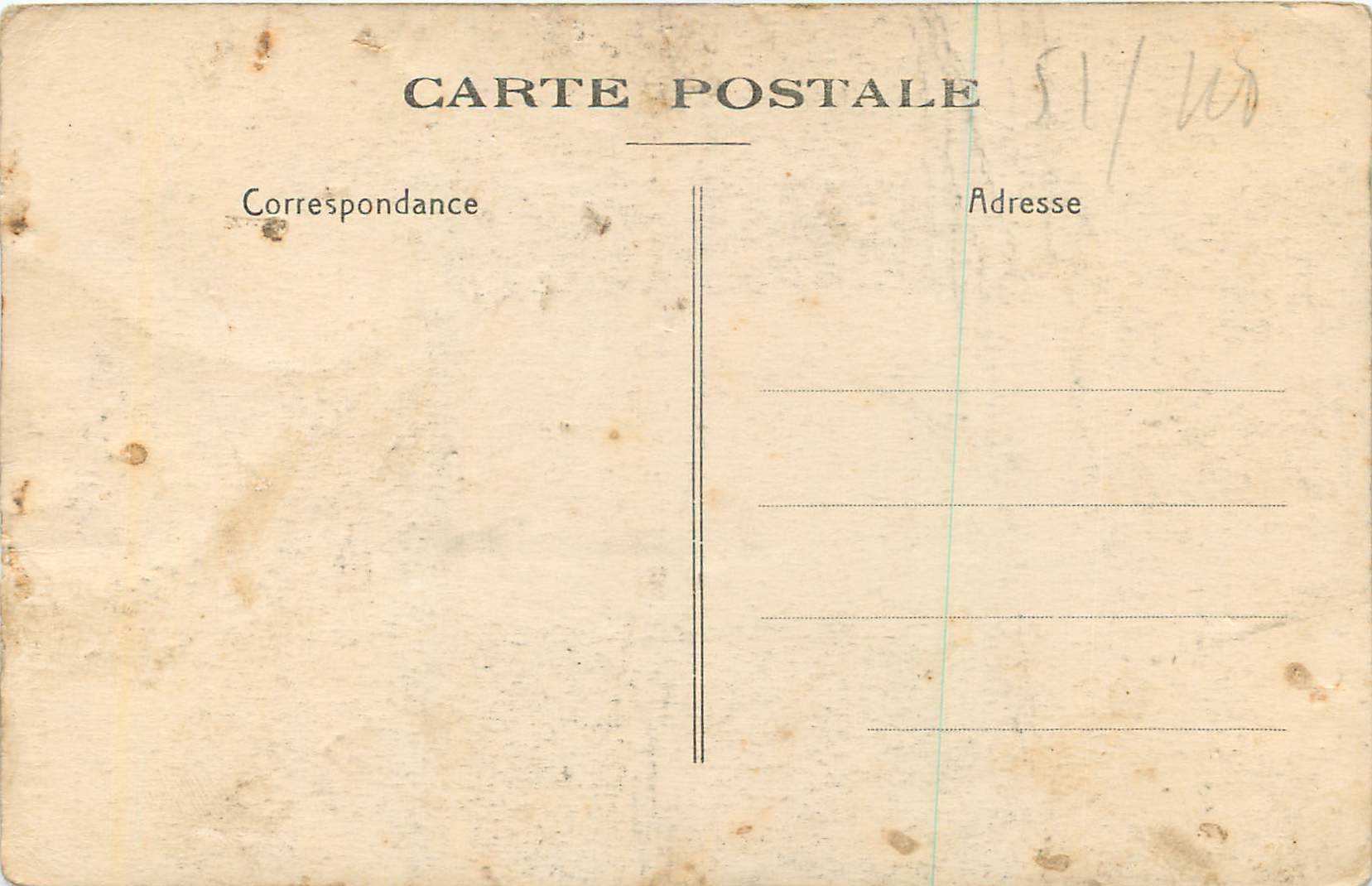 CPA Isles sur Suippes (Marne) Le Monument aux Morts Militaria — Rückseite