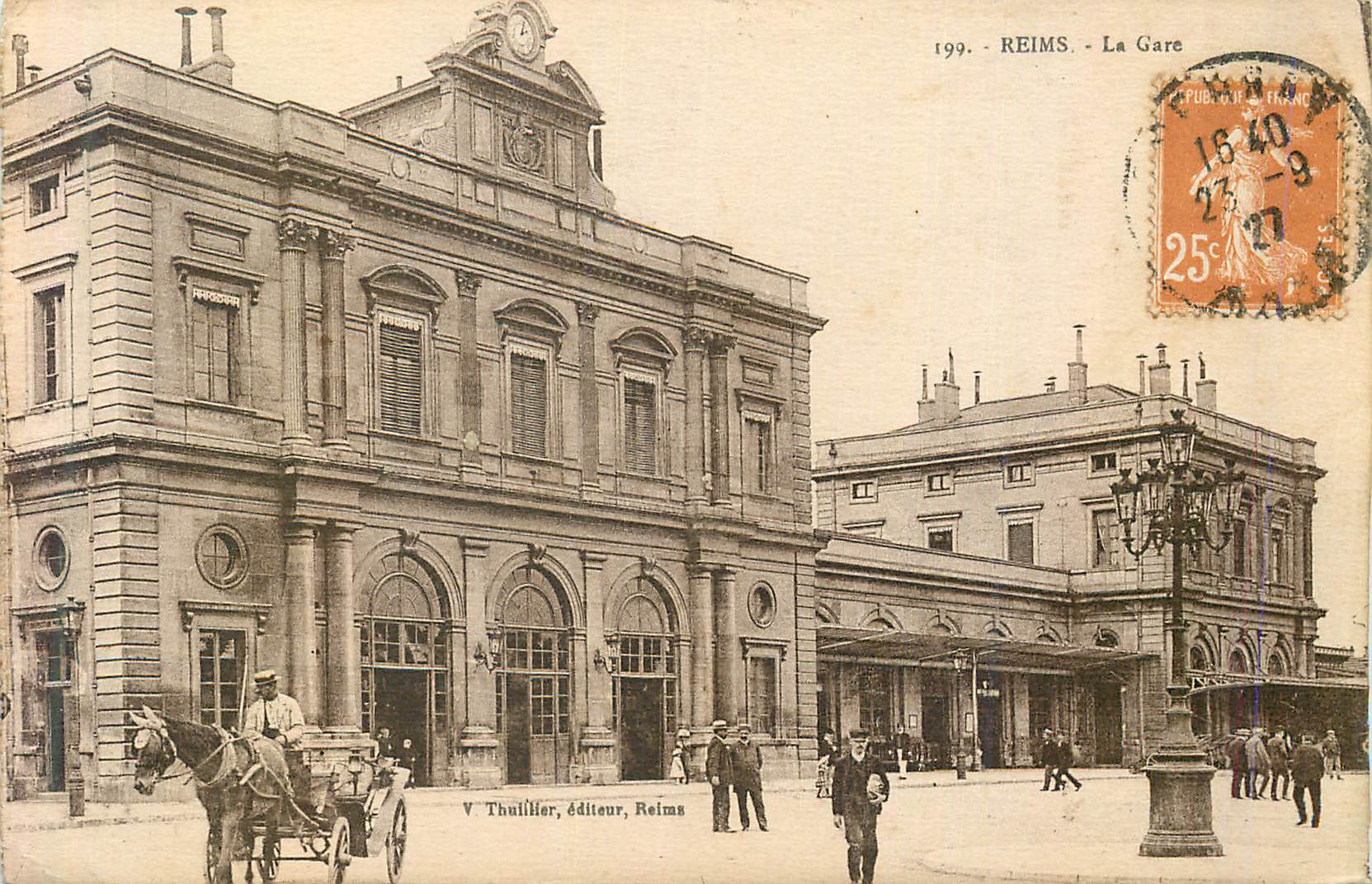 CPA Reims La Gare