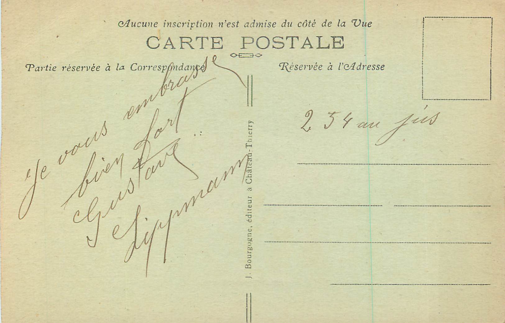 CPA Epernay(Marne) Bords de Marne et Tour de l'Union Champenoise — Rückseite