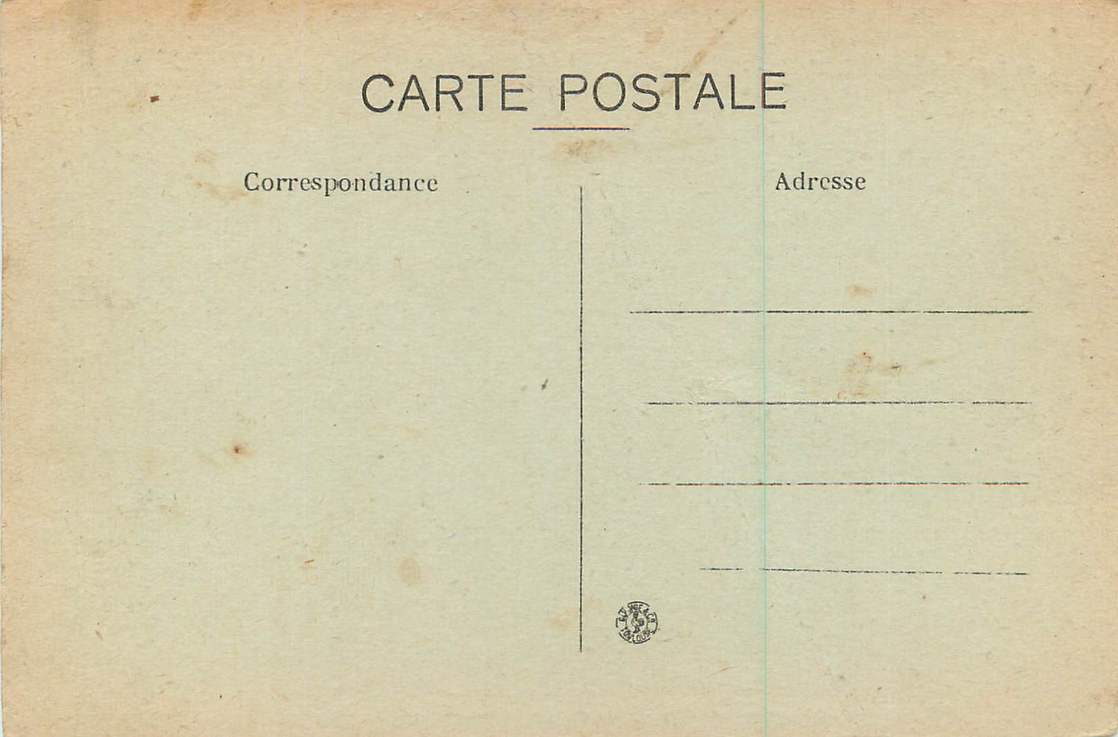 CPA Reims L'Ecole de Medecine Derriere La Cathedrale Bombardee La Guerre 1914 1918 Militaria — Verso