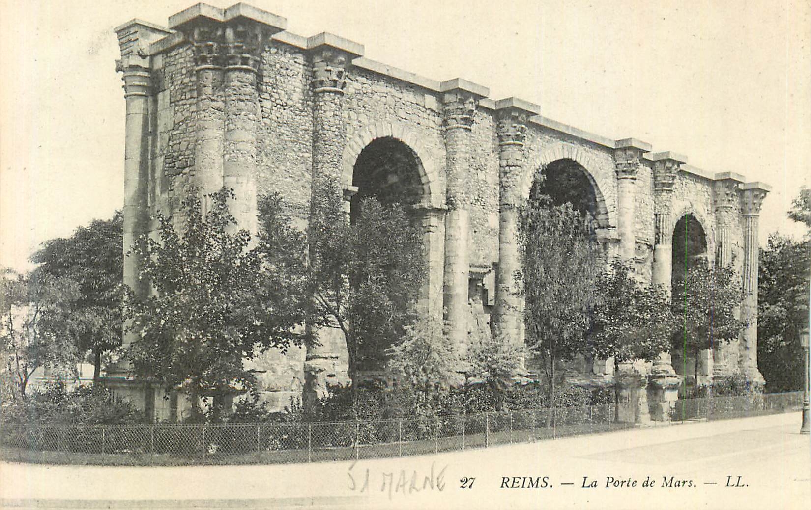 CPA Reims La Porte de Mars