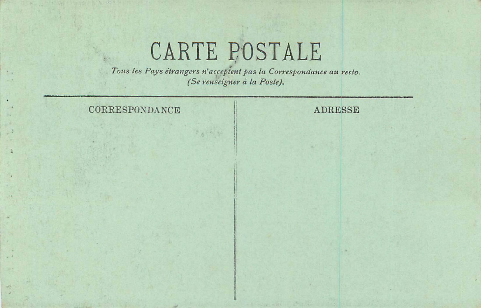 CPA Reims La Cathedrale Portail Gauche — Rückseite