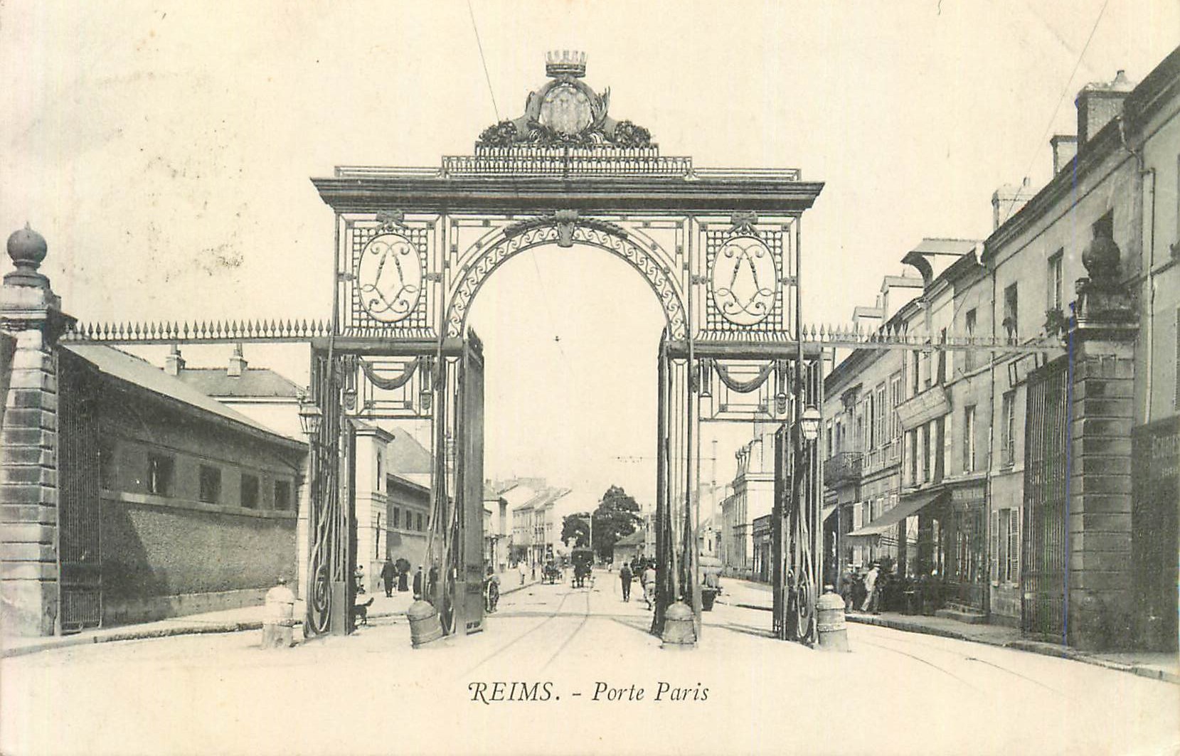 CPA Reims Porte Paris