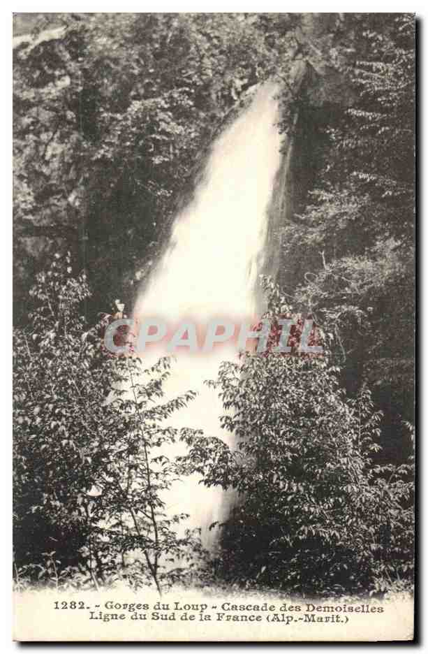 Gorges du loup CPA Cascade des demoiselles Ligne du sud de la France