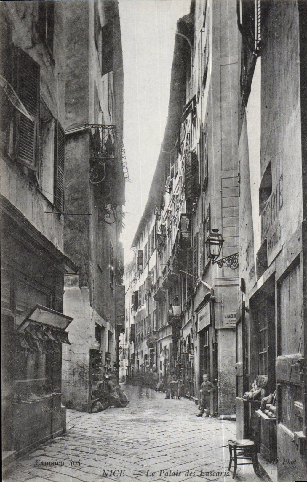 Nice CPA Le palais de Lascaris (cordonnier chaussures)