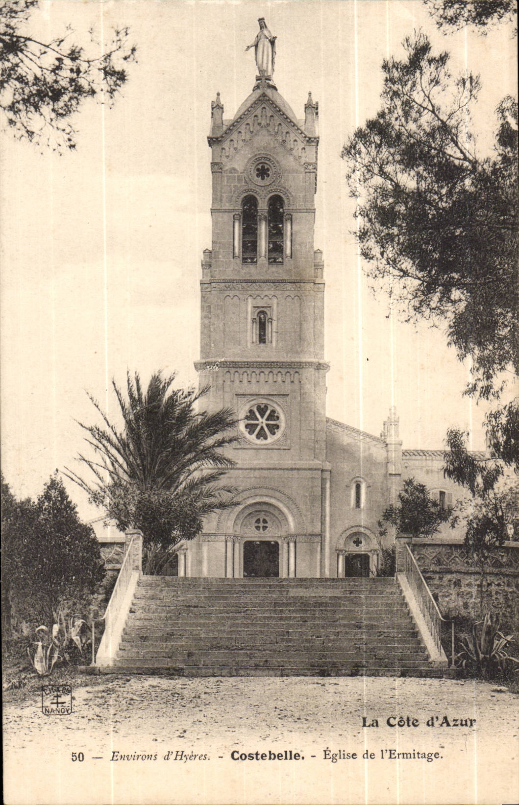 Environs d Hyeres CPA Costebelle Eglise de l ermitage