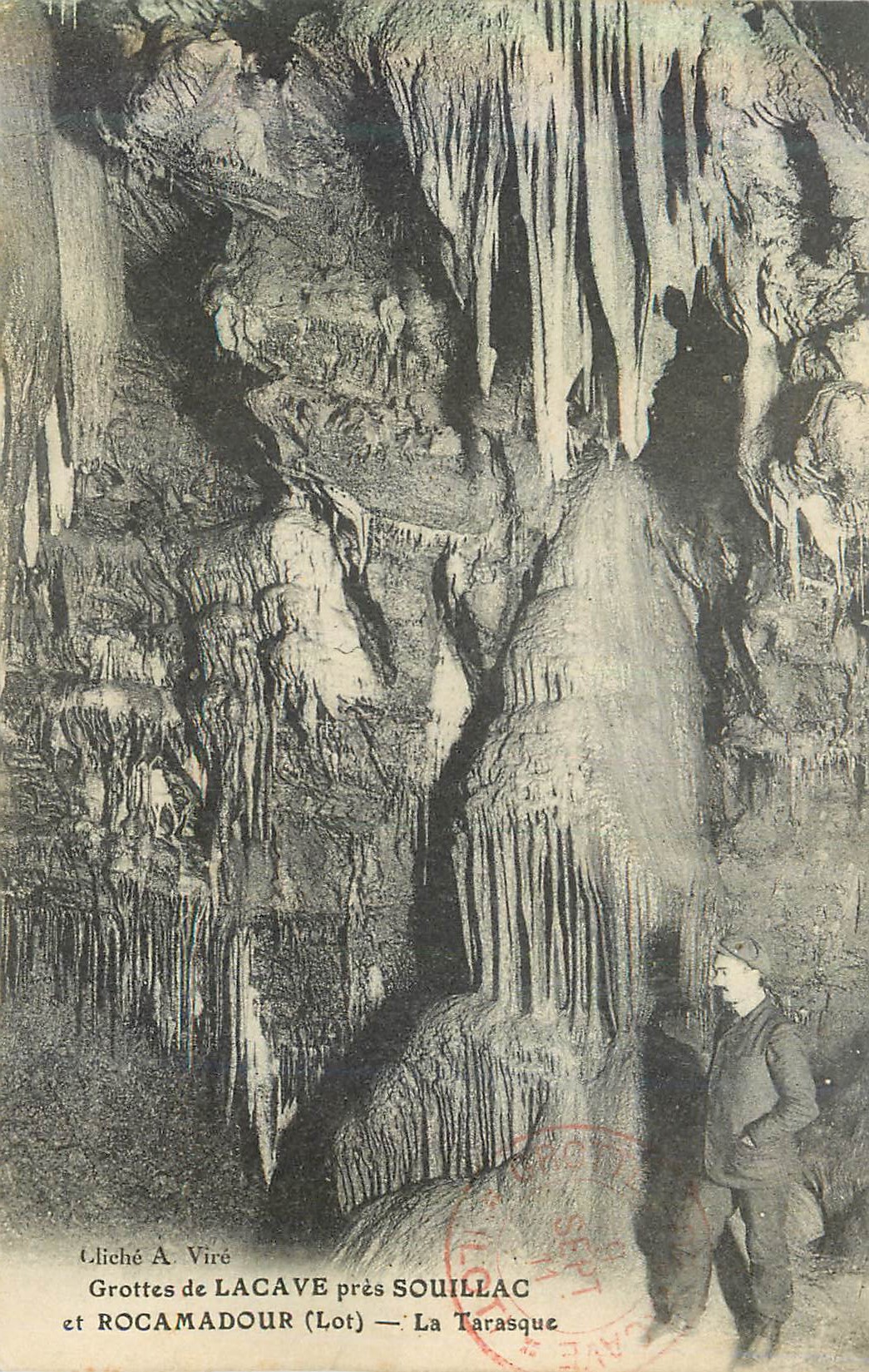 Grottes de Lacave près Souillac (Lot) — La Tarasque — Uliche A. Viré