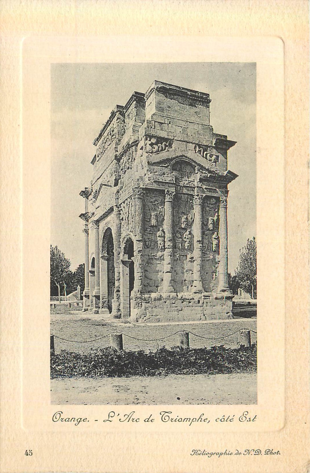 CPA Orange l arc de triomphe cote est